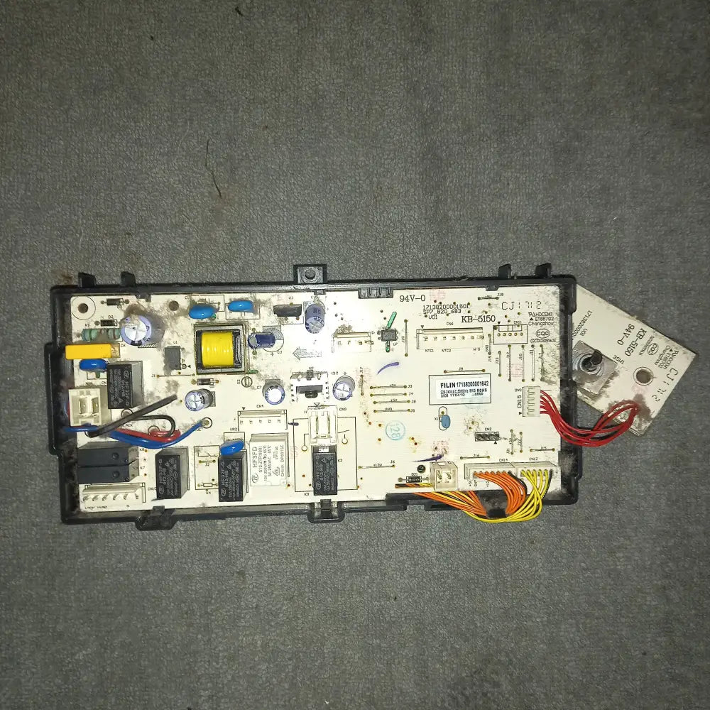 ORIGINAL WITH SELECTOR CONTROL COMMAND) 17138200001642-17138200001501 (ATMA-SIAM-PHILCO-MIDEA) PCB/ DRYER PLATE,used