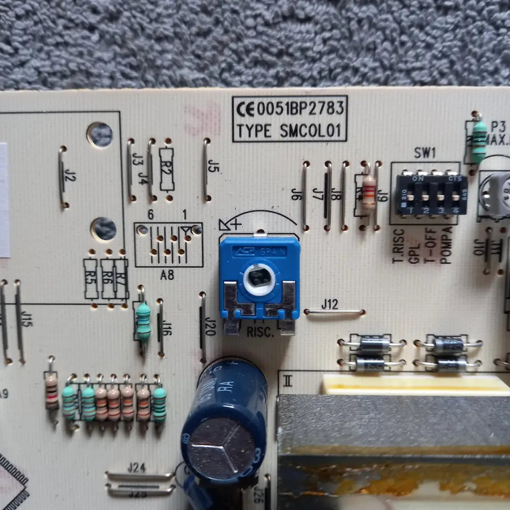 pcb board for POTTERTON HE MEGAFLOW COMBI PERFORMA PCB ce0051bp2783 type smcolo1 used tested.