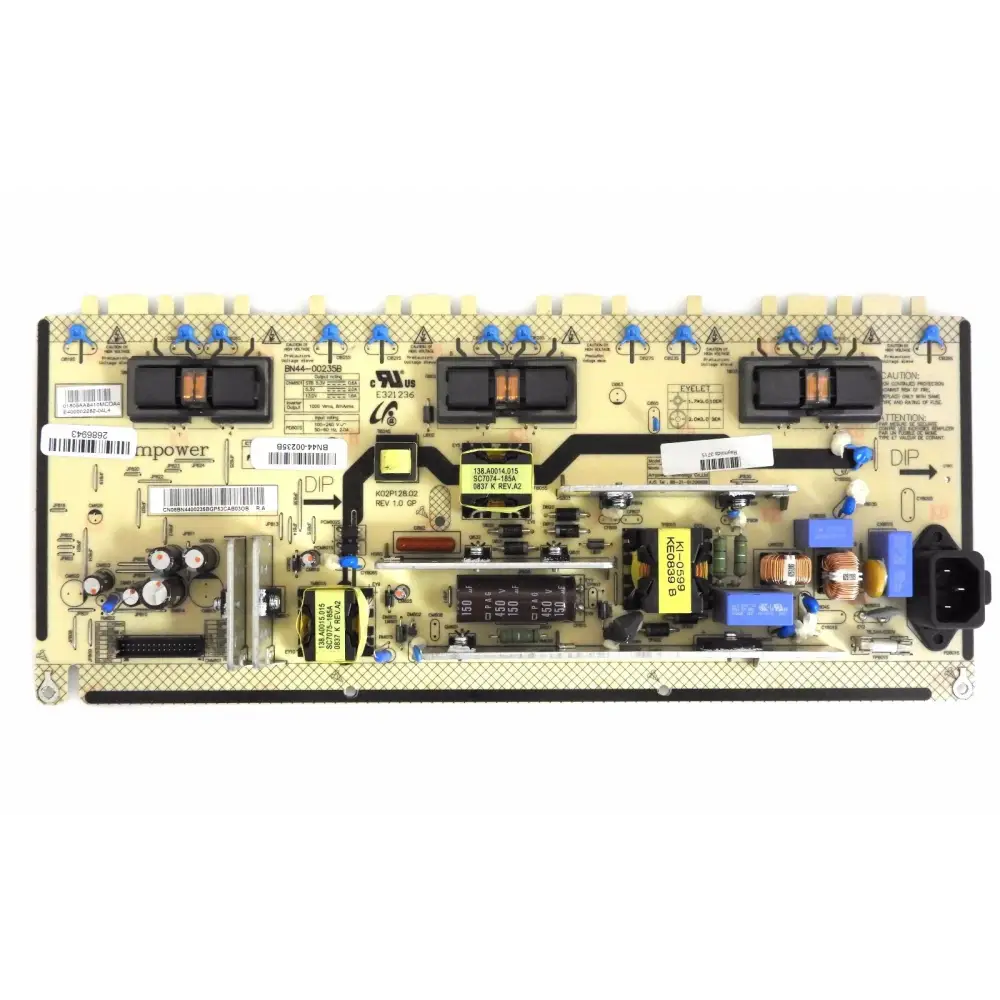 Samsung Bn44-00235b Power Supply & Inverter Board used tested.