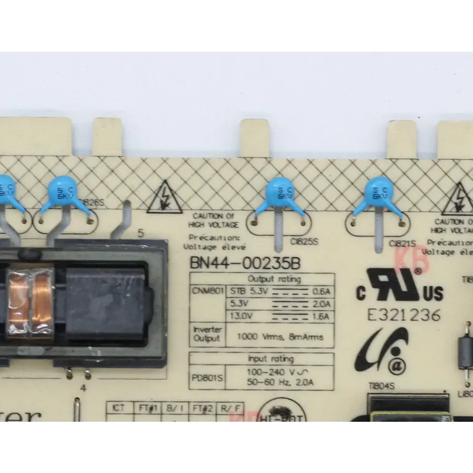 Samsung Bn44-00235b Power Supply & Inverter Board used tested.
