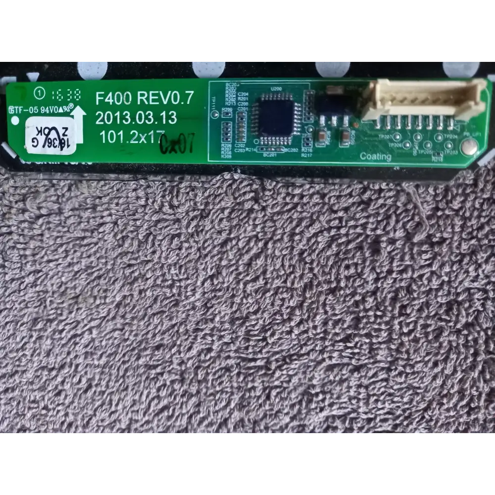 Samsung washing machine computer button display touch screen F400 REV0.7 control board