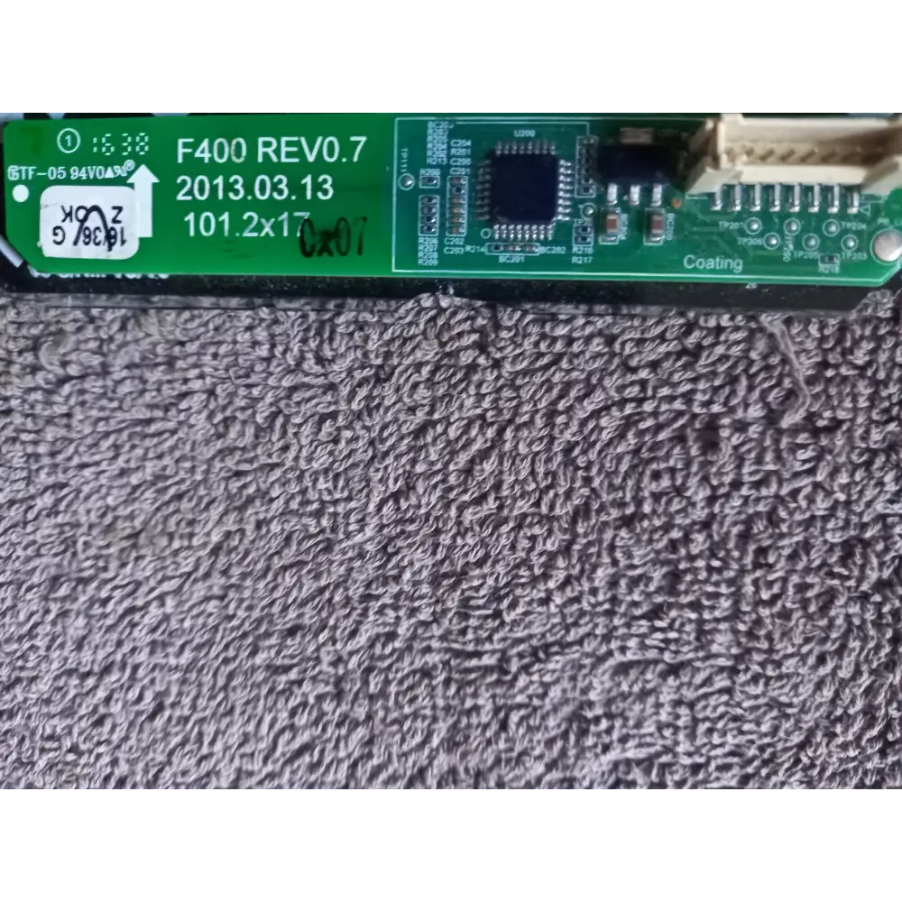 Samsung washing machine computer button display touch screen F400 REV0.7 control board