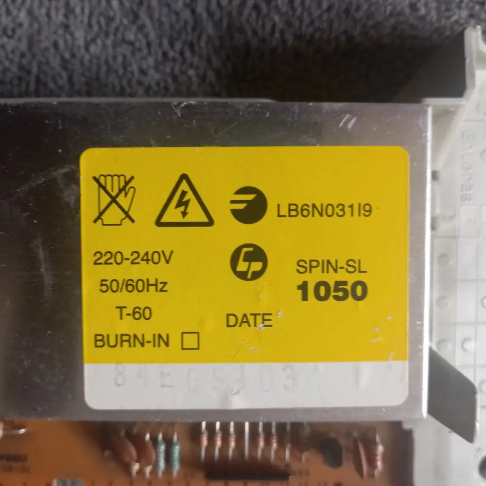 The code LB6N031I9 refers to a power control module (electronic control board)