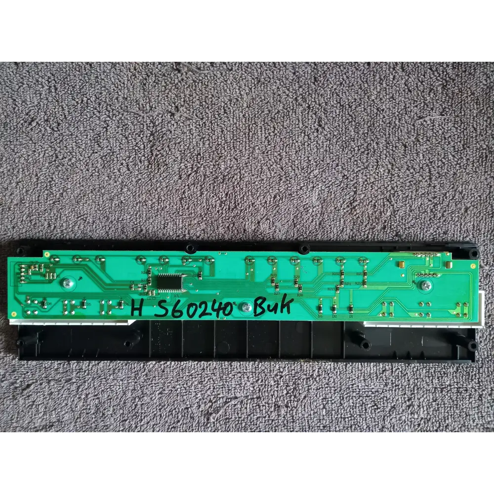 The front display or control PCB for the Hisense Dishwasher HS60240BUK