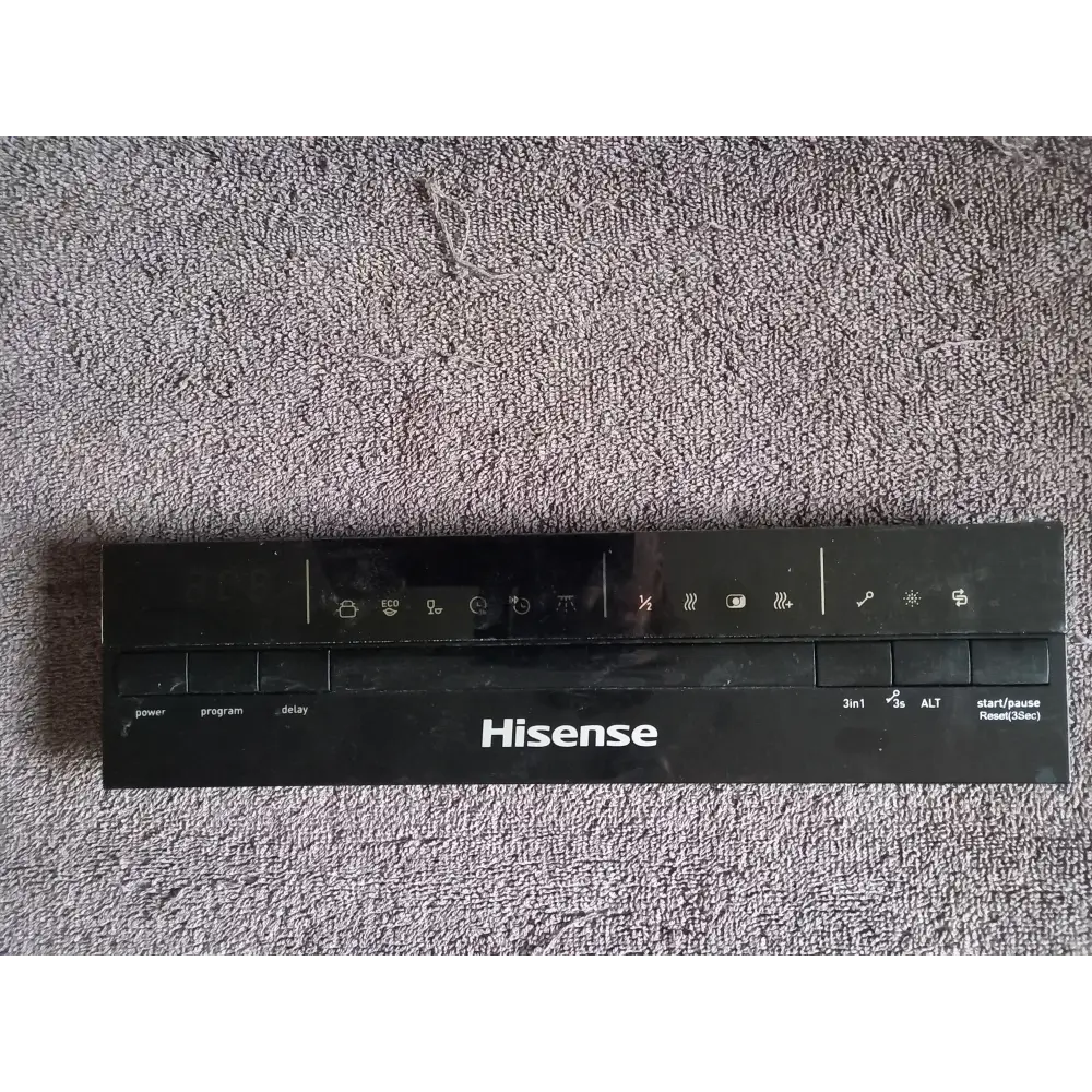 The front display or control PCB for the Hisense Dishwasher HS60240BUK