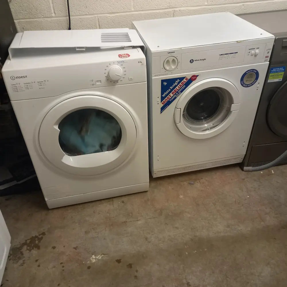UNIT 7 PIMLICO ROAD WA7 4US RUNCORN OPEN MONDAY TUESDAY WEDNESDAY THURSDAY 9-3 Washers from £85 Vented dryers from £55