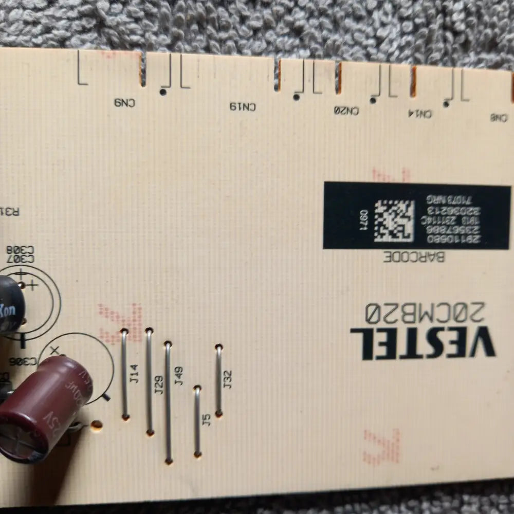vestel bush washing machine spare parts 23567886 32036213 20cmb20 curcuit pcb.