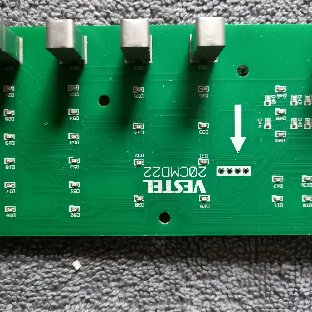 vestel oven spare parts control panel pcb 20cmd22 32042461