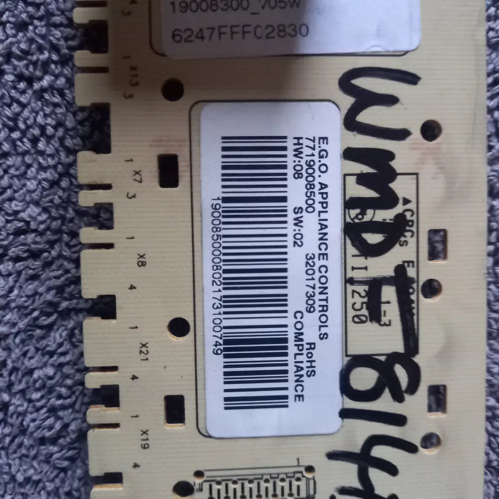 wmdf814b bush genuine front pcb for washing machine 7719008500 32017309