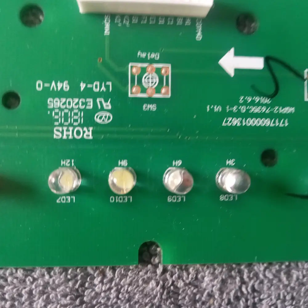 WQP12-7635C.D.3-1 V1.1 FRONT GENUINE LIGHT DISPLAY PCB.