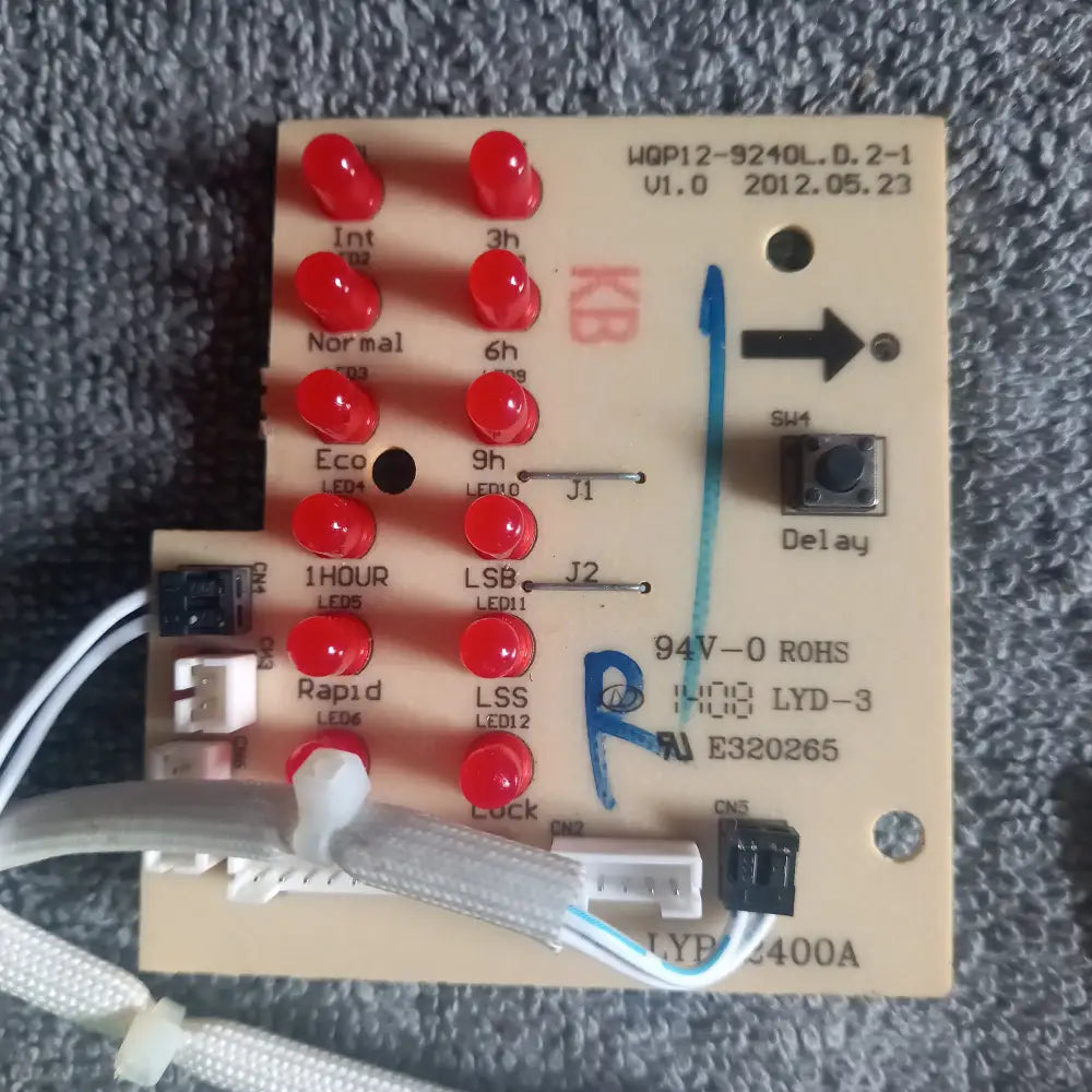 WQP12-9240L.D.2-1 V1.0 FRONT LIGHT DISPLAY PCB.LPY02400A