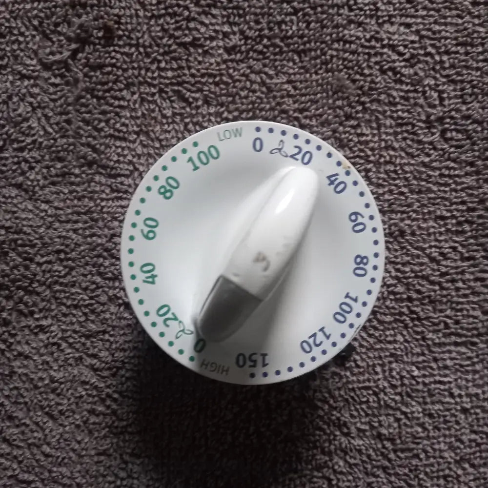 ZANUSSI TD 4113W TUMBLE DRYER TIMER SELESTOR DIAL KNOB DIAL 125426800 Your One-Stop Appliance Spare Parts Solution
